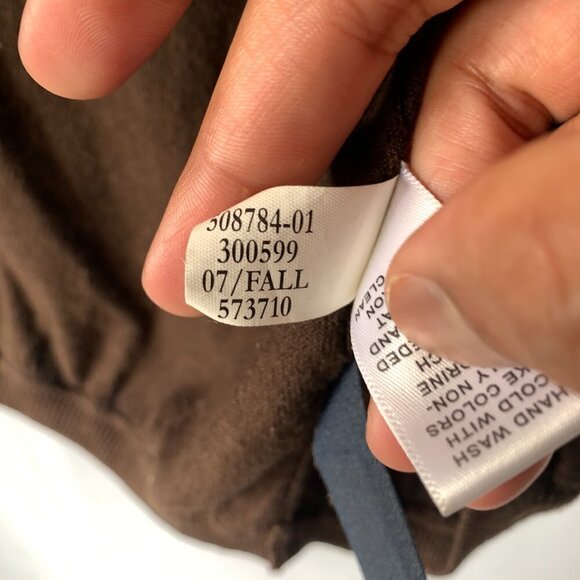 Banana Republic Women's Brown Open Front Business Cardigan Size Medium - Picture 7 of 8